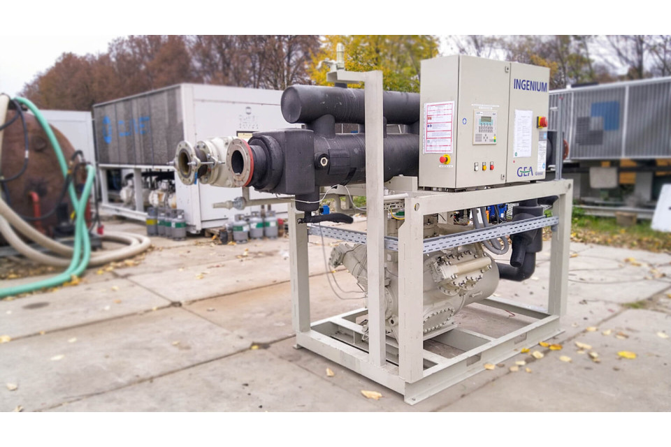 Used ammonia chiller GEA Grasso, 350 kW