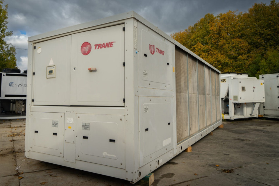 Used air-cooled chiller / heat pump Trane RTMA170, 594.2 kW